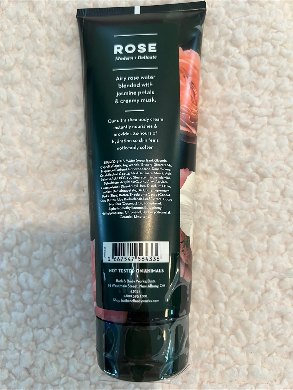 Bath & Body Works Rose Ultra Shea Body Cream - 8 ounces